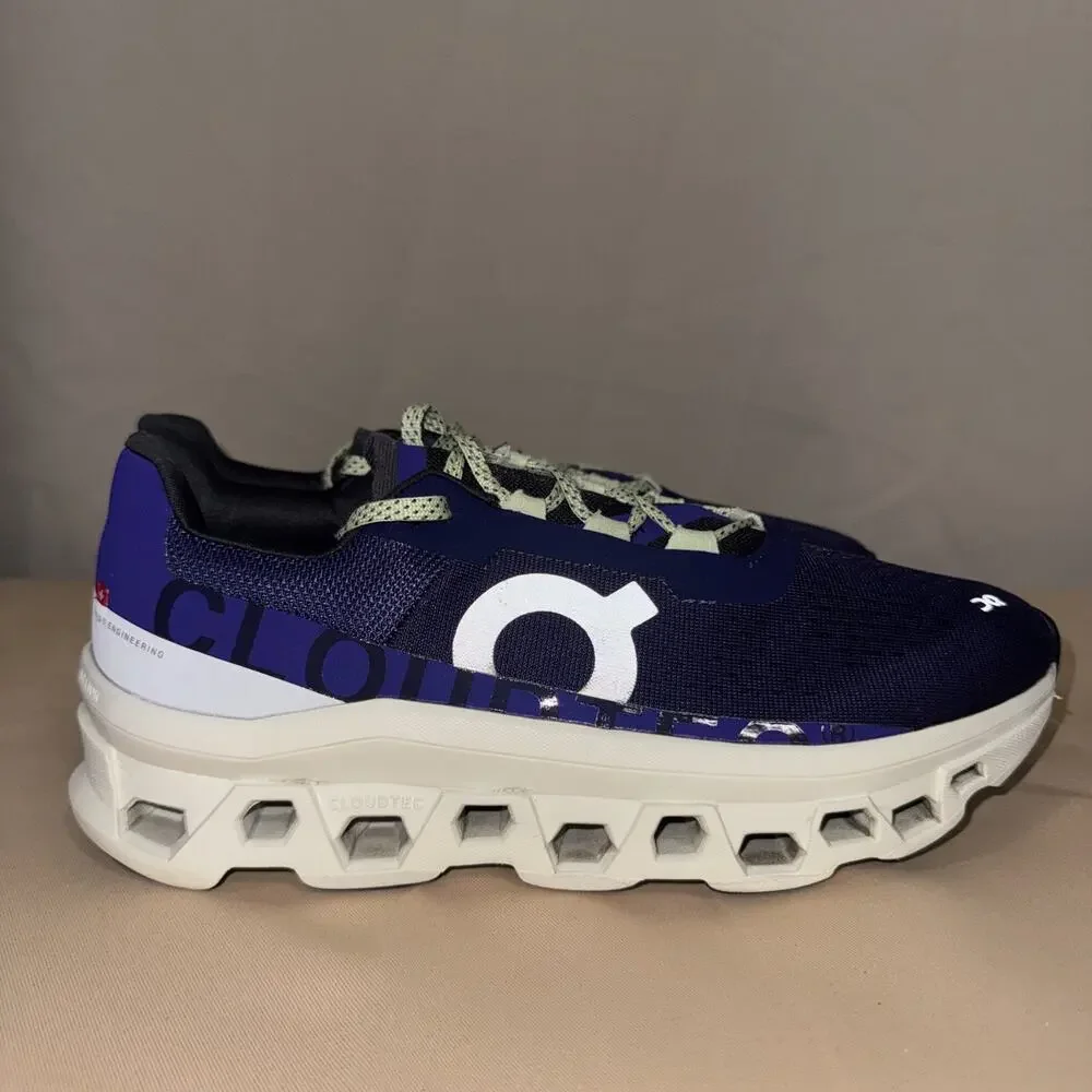 On Cloudmonster Acai Aloe Purple Men's Size 10.5 Running Shoes Cushioned